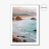 Cannon Beach Fine Art Photo Print, Oregon Coast, Haystack Rock, Sea Stacks, Wall Decor