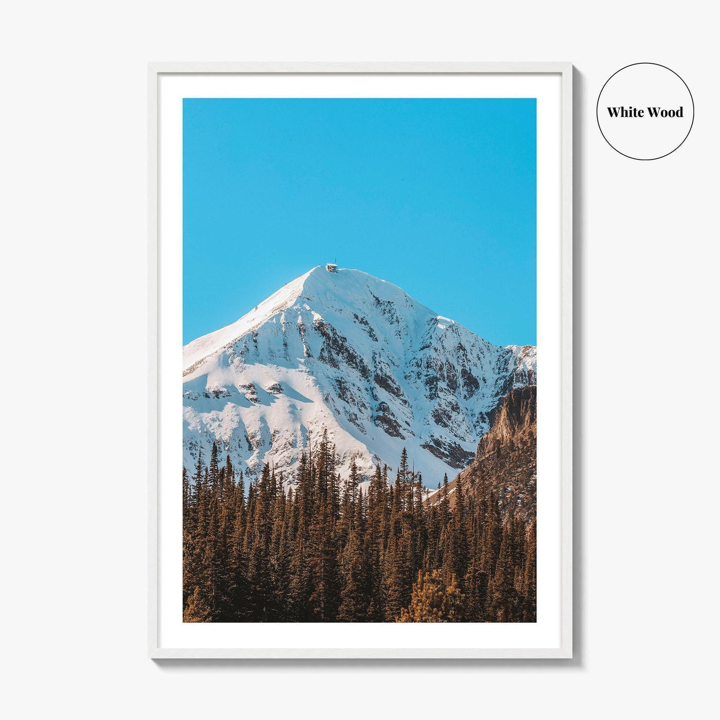 Big Sky Blue Fine Art Photo Print, Lone Mountain Peak, Montana Poster, Wall Decor