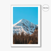 Big Sky Blue Fine Art Photo Print, Lone Mountain Peak, Montana Poster, Wall Decor