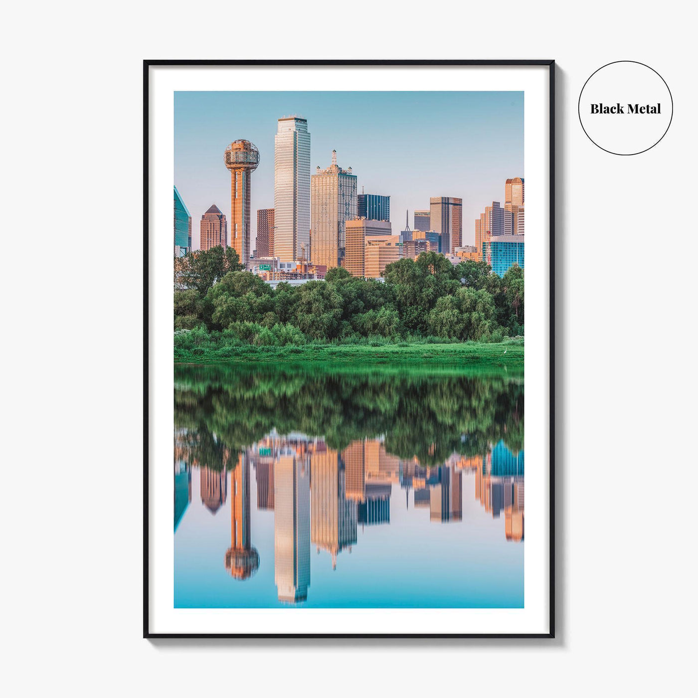 Dallas Skyline Fine Art Photo Print, Texas USA, Downtown City Wall Decor