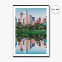 Dallas Skyline Fine Art Photo Print, Texas USA, Downtown City Wall Decor