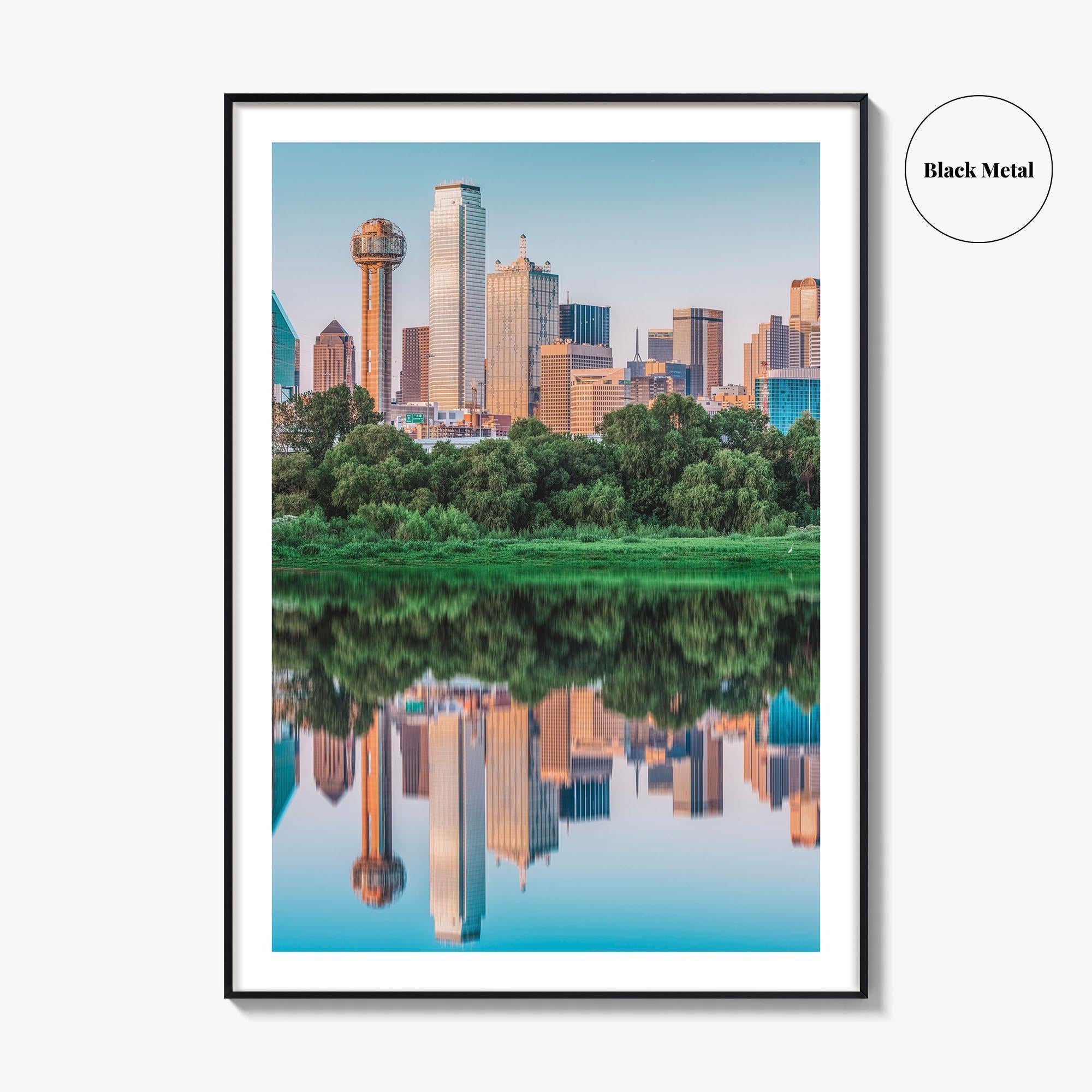 Dallas Skyline Fine Art Photo Print, Texas USA, Downtown City Wall Decor