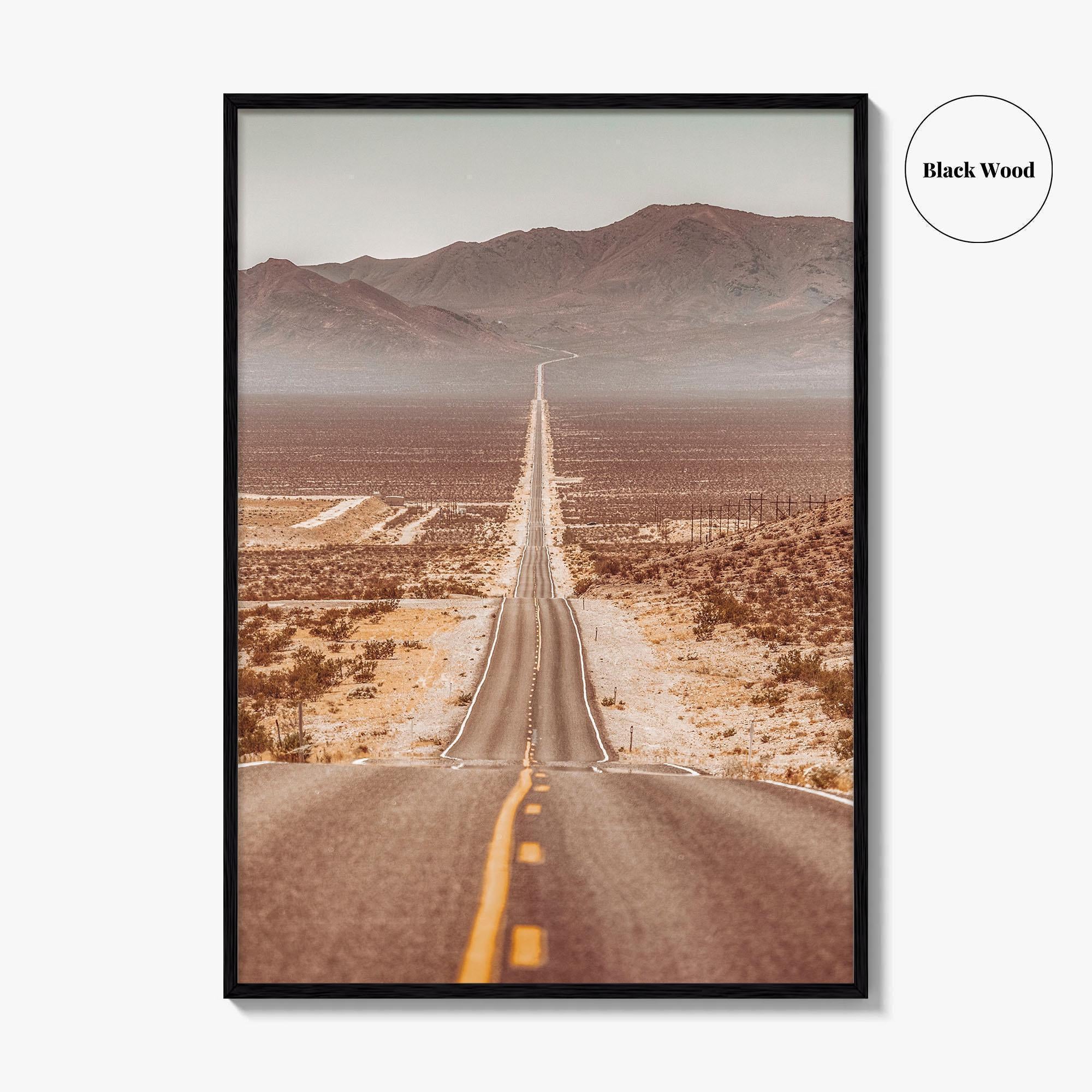 Death Valley Fine Art Photo Print, National Park, California, USA, Mojave Desert Road, Poster