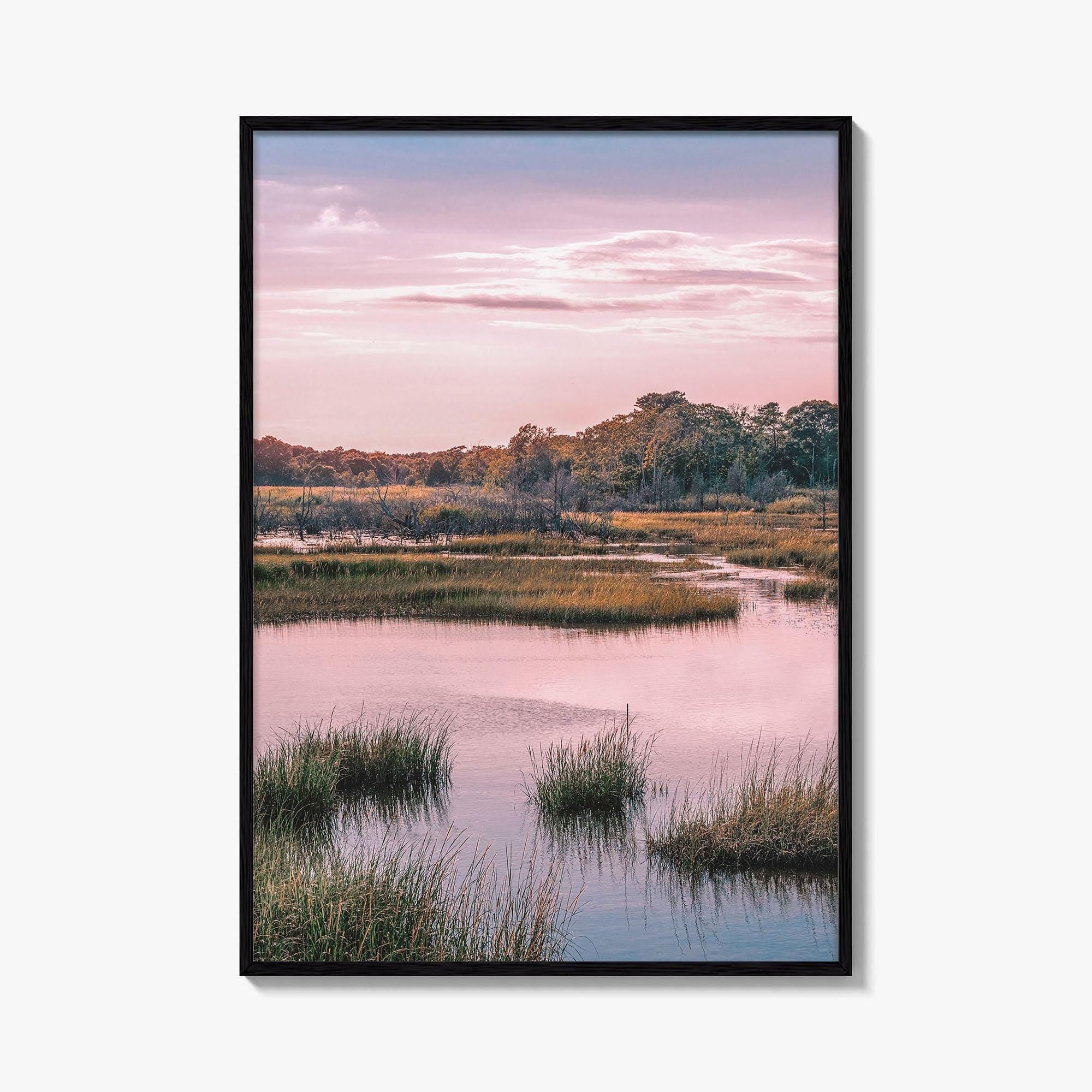 Cape Cod Fine Art Photo Print, Massachusetts, New England, Wall Decor, Cloudscape Marsh
