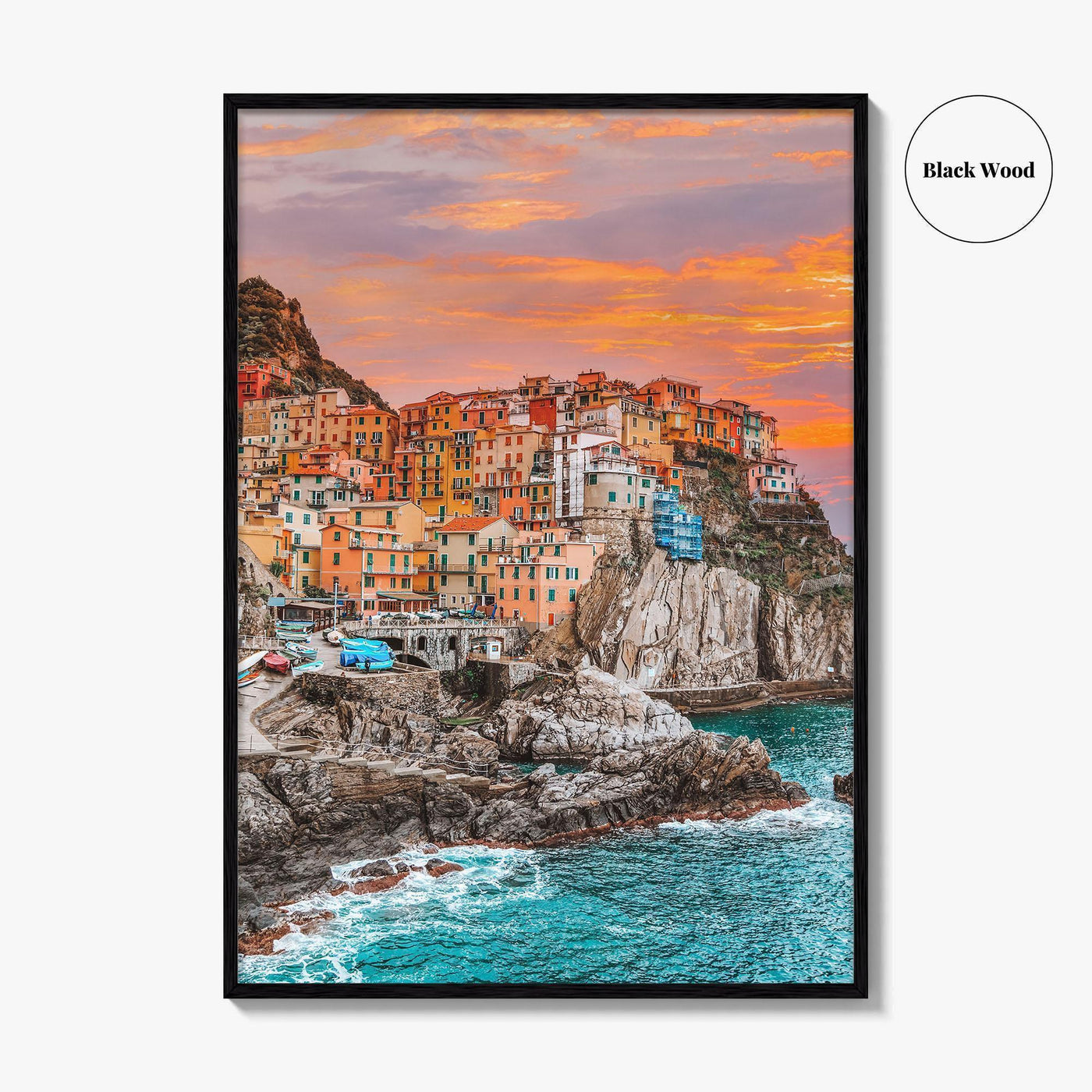 Cinque Terre Fine Art Photo Print, Italy, Liguria, Italian Riviera, Wall Decor, Poster, Vernazza