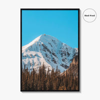 Big Sky Blue Fine Art Photo Print, Lone Mountain Peak, Montana Poster, Wall Decor