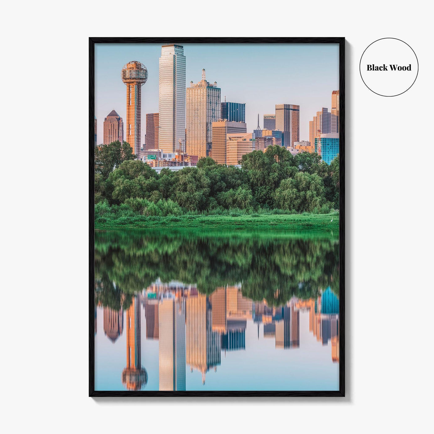 Dallas Skyline Fine Art Photo Print, Texas USA, Downtown City Wall Decor