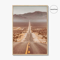 Death Valley Fine Art Photo Print, National Park, California, USA, Mojave Desert Road, Poster