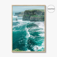 Cliffs of Moher Fine Art Photo Print, County Clare Ireland, Wild Atlantic Way Poster