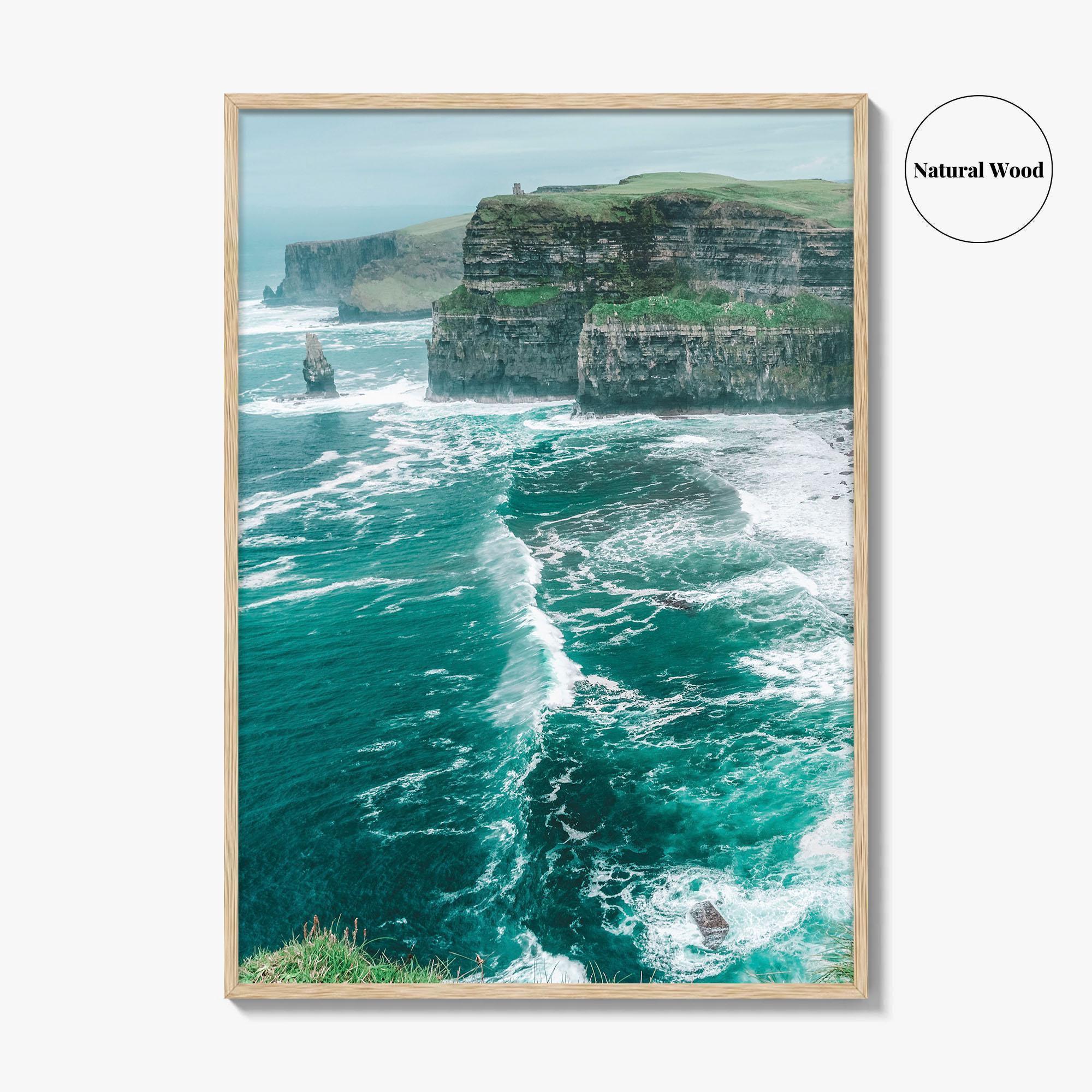 Cliffs of Moher Fine Art Photo Print, County Clare Ireland, Wild Atlantic Way Poster