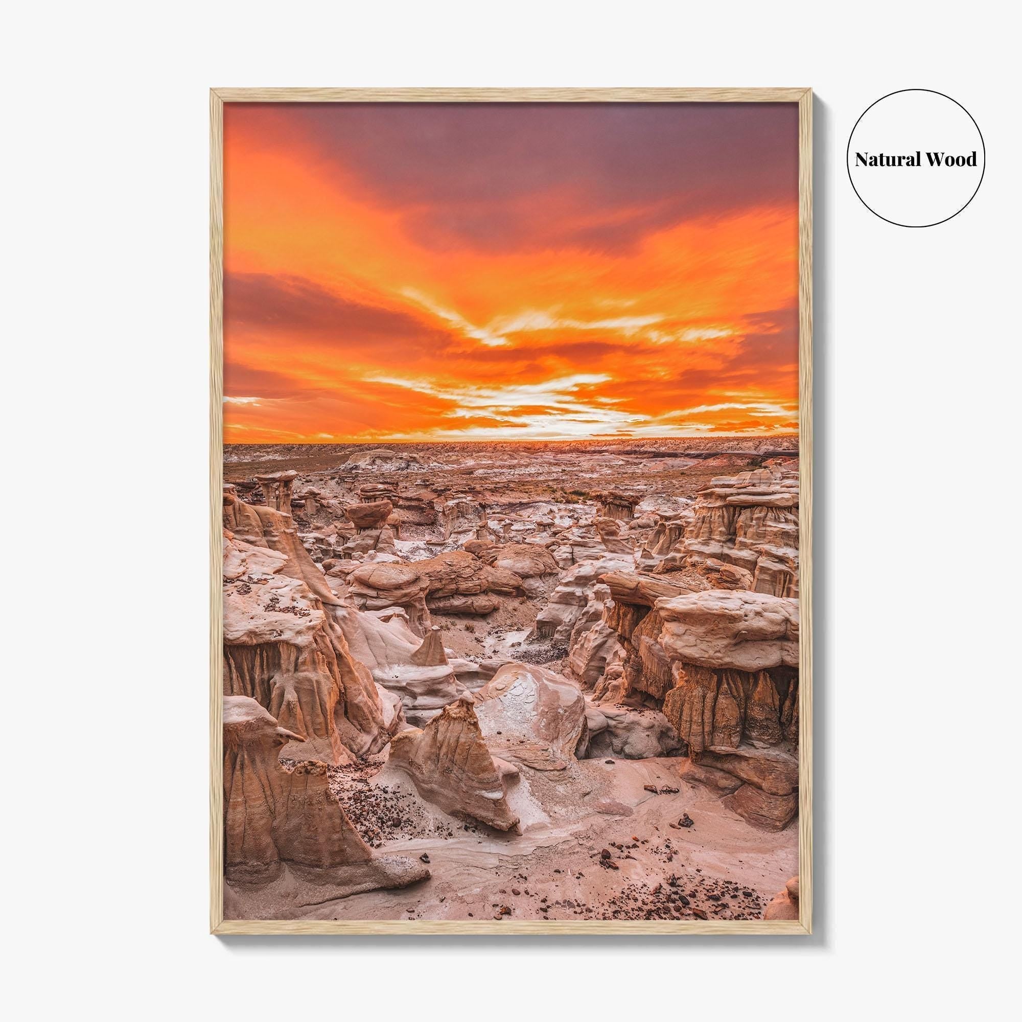 Bisti De-Na-Zin Wilderness New Mexico Fine Art Photo Print, Bisti Badlands, Valley Dreams