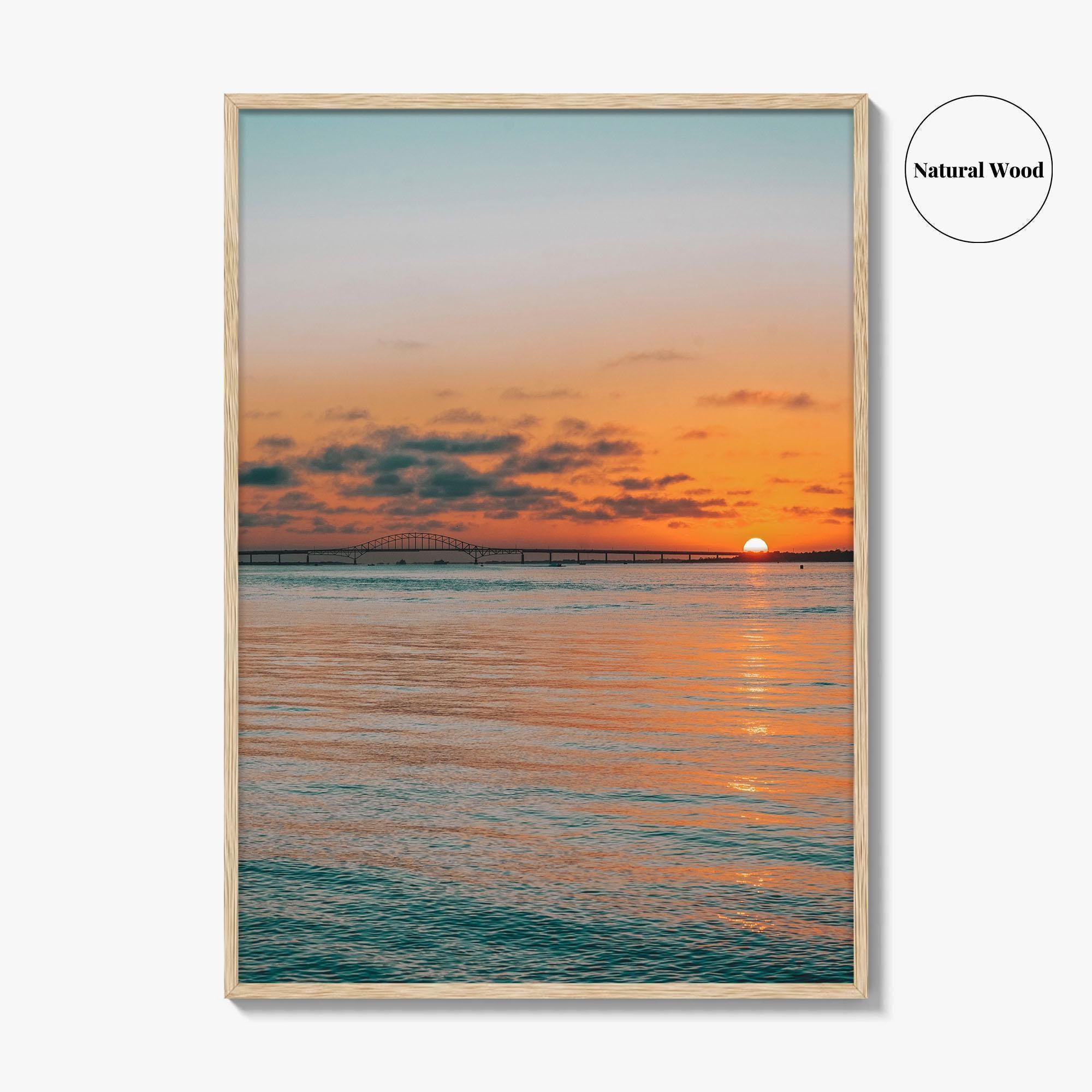Fire Island Fine Art Photo Print, Robert Moses Causeway, New York Wall Art