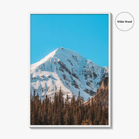 Big Sky Blue Fine Art Photo Print, Lone Mountain Peak, Montana Poster, Wall Decor