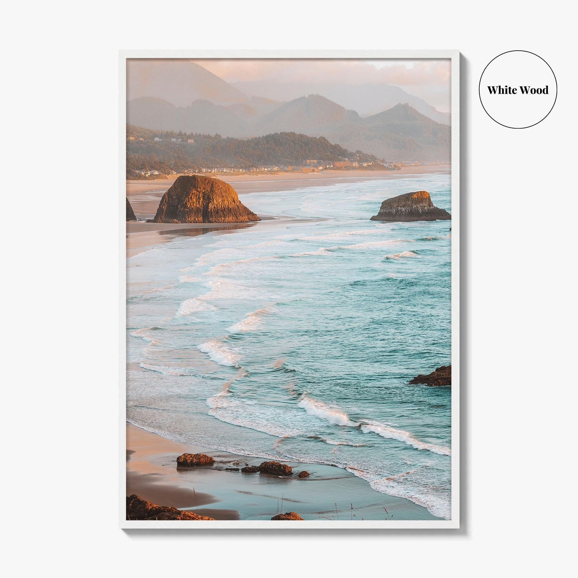 Cannon Beach Fine Art Photo Print, Oregon Coast, Haystack Rock, Sea Stacks, Wall Decor