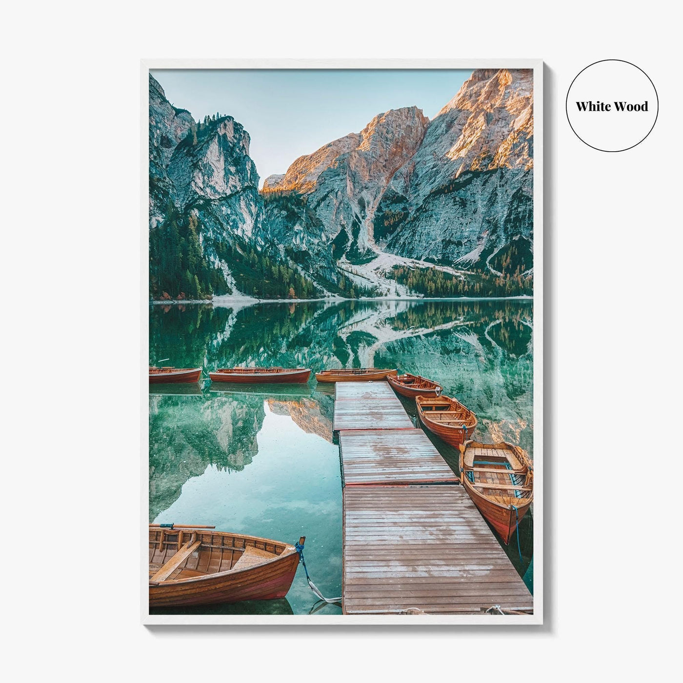 Dolomites Fine Art Photo Print, Italian Alps, South Tyrol, Italy Mountain Lake Poster