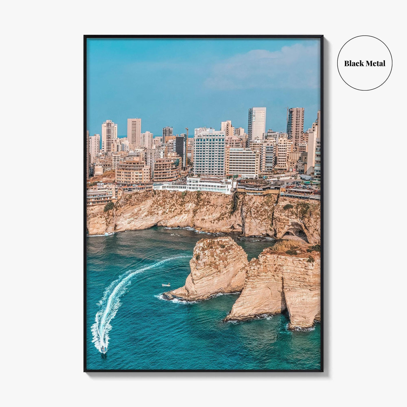Beirut Fine Art Photo Print, Pigeon Rocks Raouche, Lebanon Wall Decor Poster