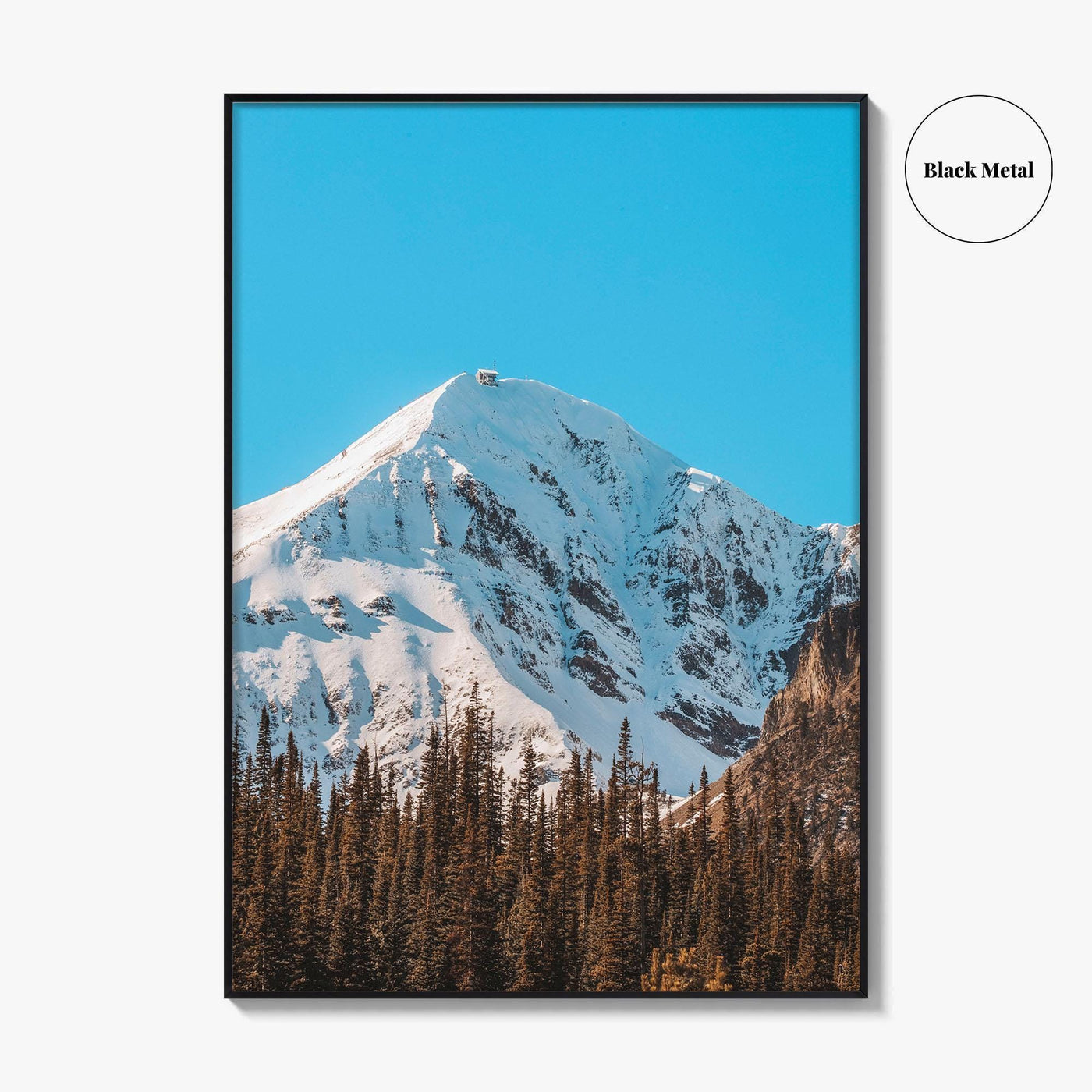 Big Sky Blue Fine Art Photo Print, Lone Mountain Peak, Montana Poster, Wall Decor