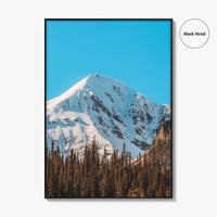 Big Sky Blue Fine Art Photo Print, Lone Mountain Peak, Montana Poster, Wall Decor