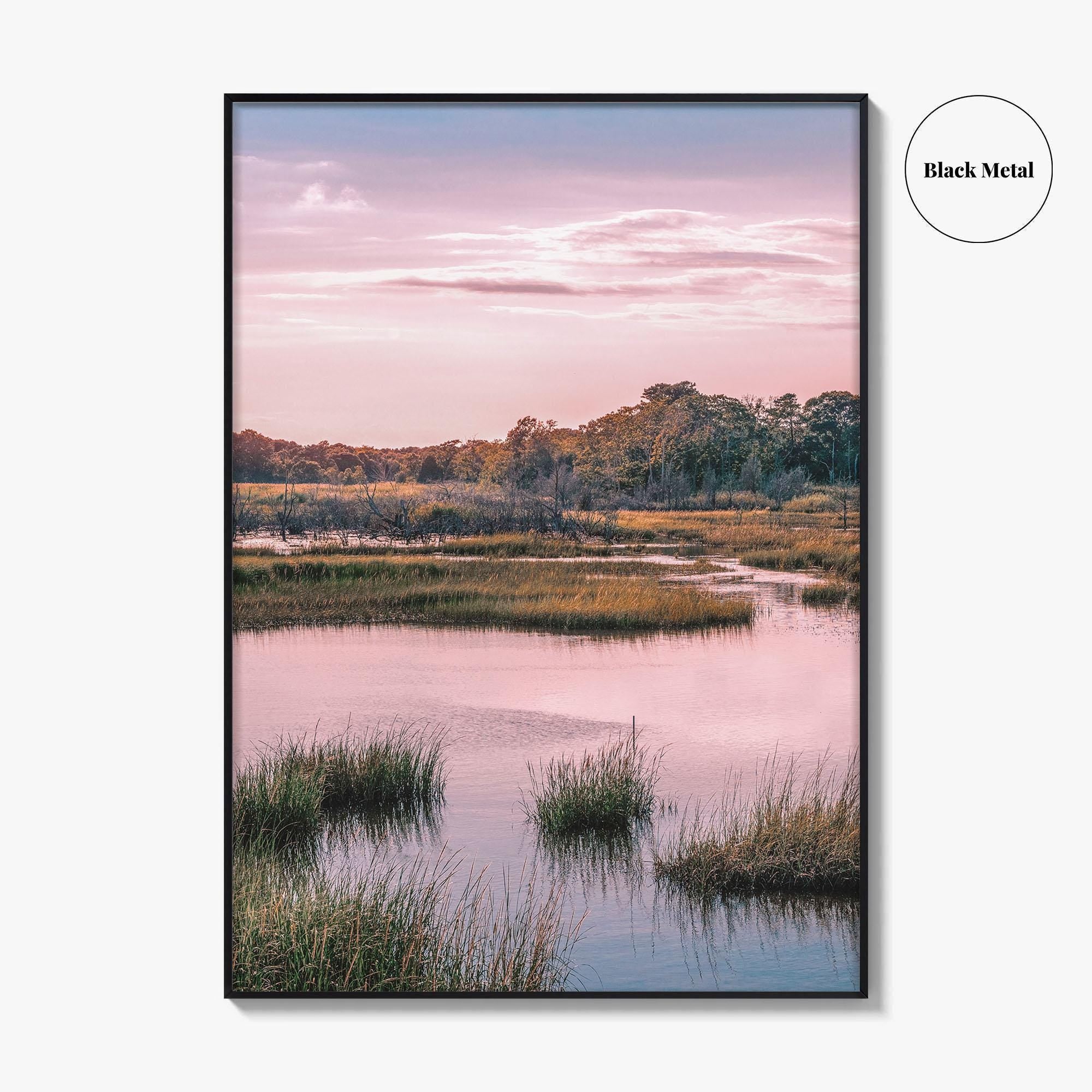 Cape Cod Fine Art Photo Print, Massachusetts, New England, Wall Decor, Cloudscape Marsh