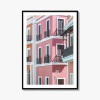 Old San Juan Fine Art Photo Print, Puerto Rico Wall Poster, Colonial Architecture