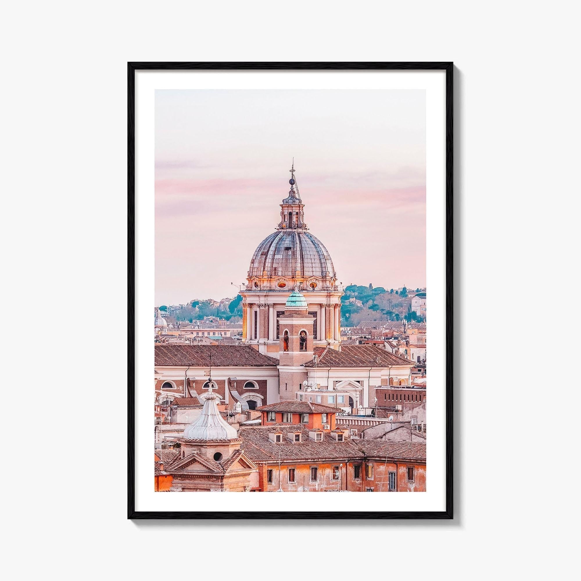 Rome Skyline Fine Art Photo Print, Italy Poster, Vatican City, St Peter's Square