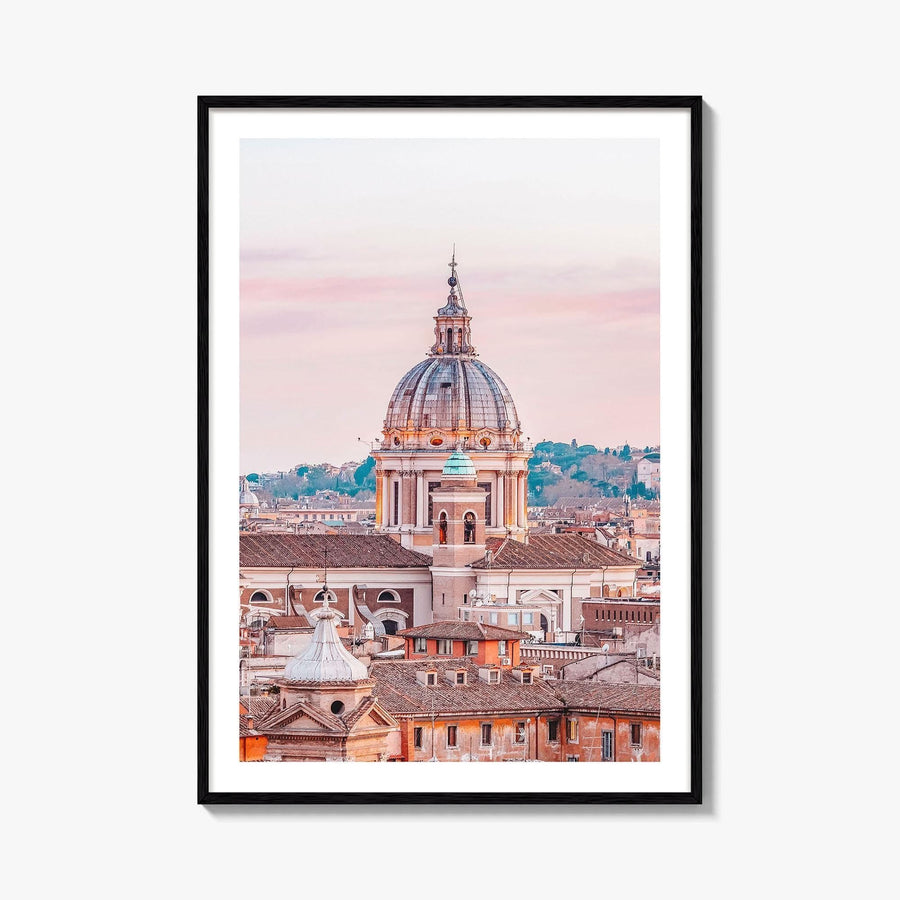 Rome Skyline Fine Art Photo Print, Italy Poster, Vatican City, St Peter's Square