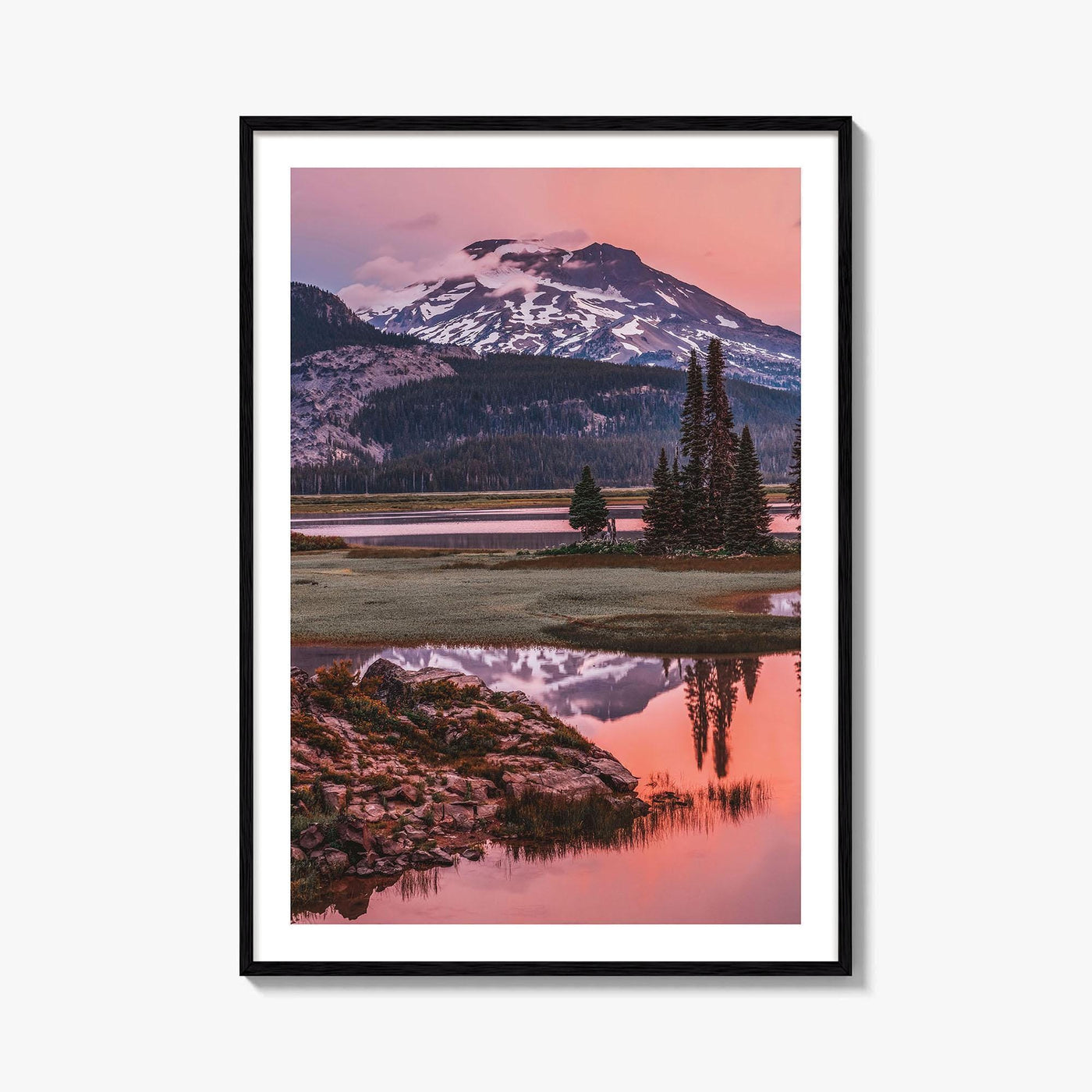 Sparks Lake Oregon Fine Art Photo Print, Bend, Cascades, USA Wall Decor Poster