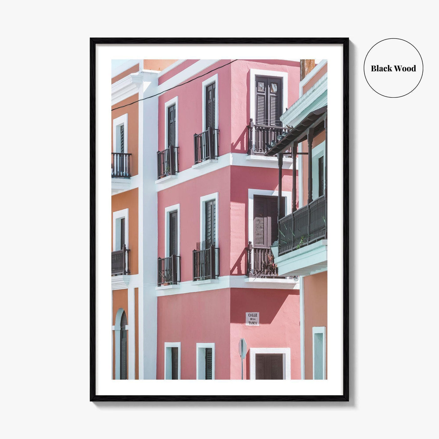 Old San Juan Fine Art Photo Print, Puerto Rico Wall Poster, Colonial Architecture