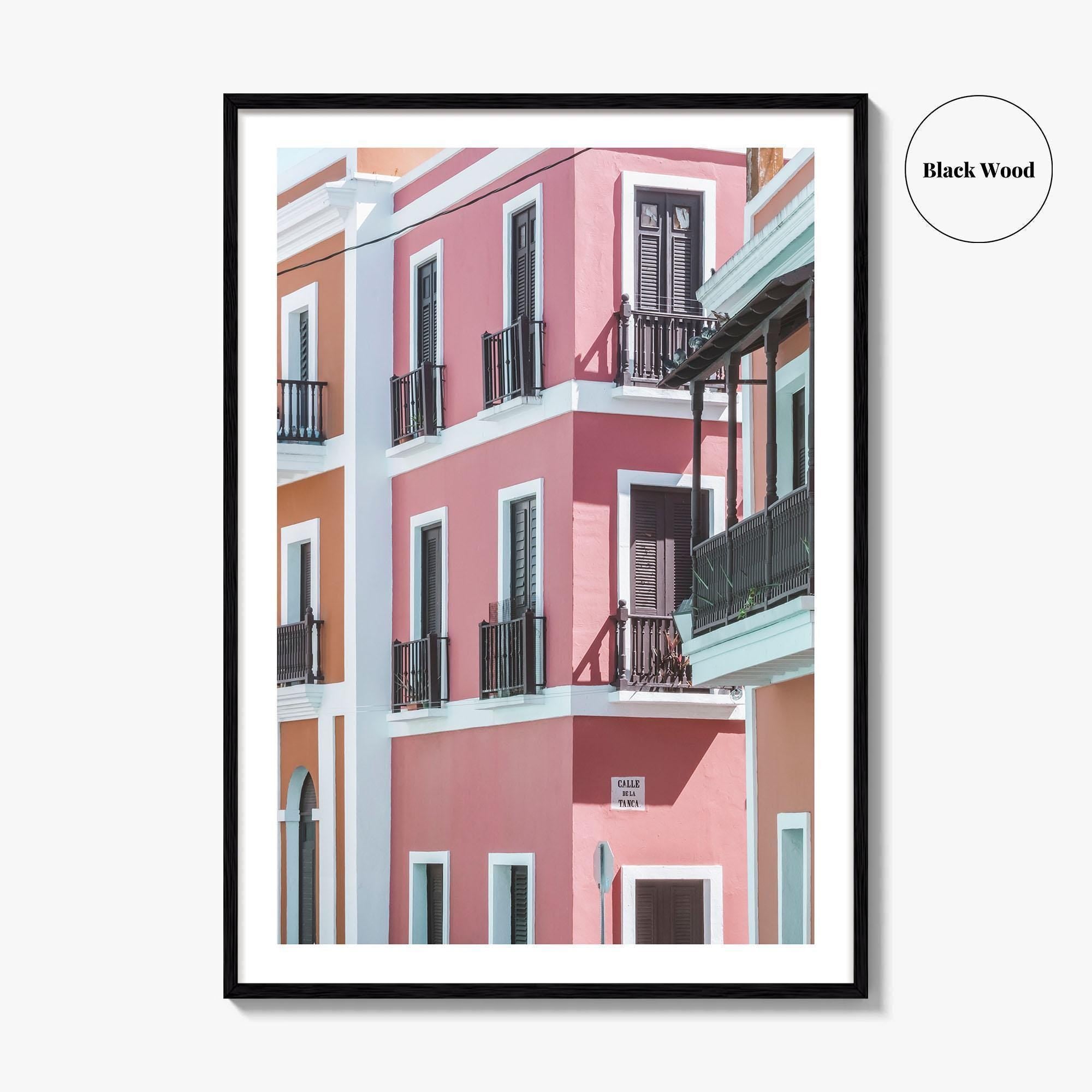 Old San Juan Fine Art Photo Print, Puerto Rico Wall Poster, Colonial Architecture