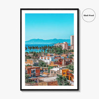 Puerto Vallarta Skyline Fine Art Photo Print, Wall Poster, Jalisco Mexico