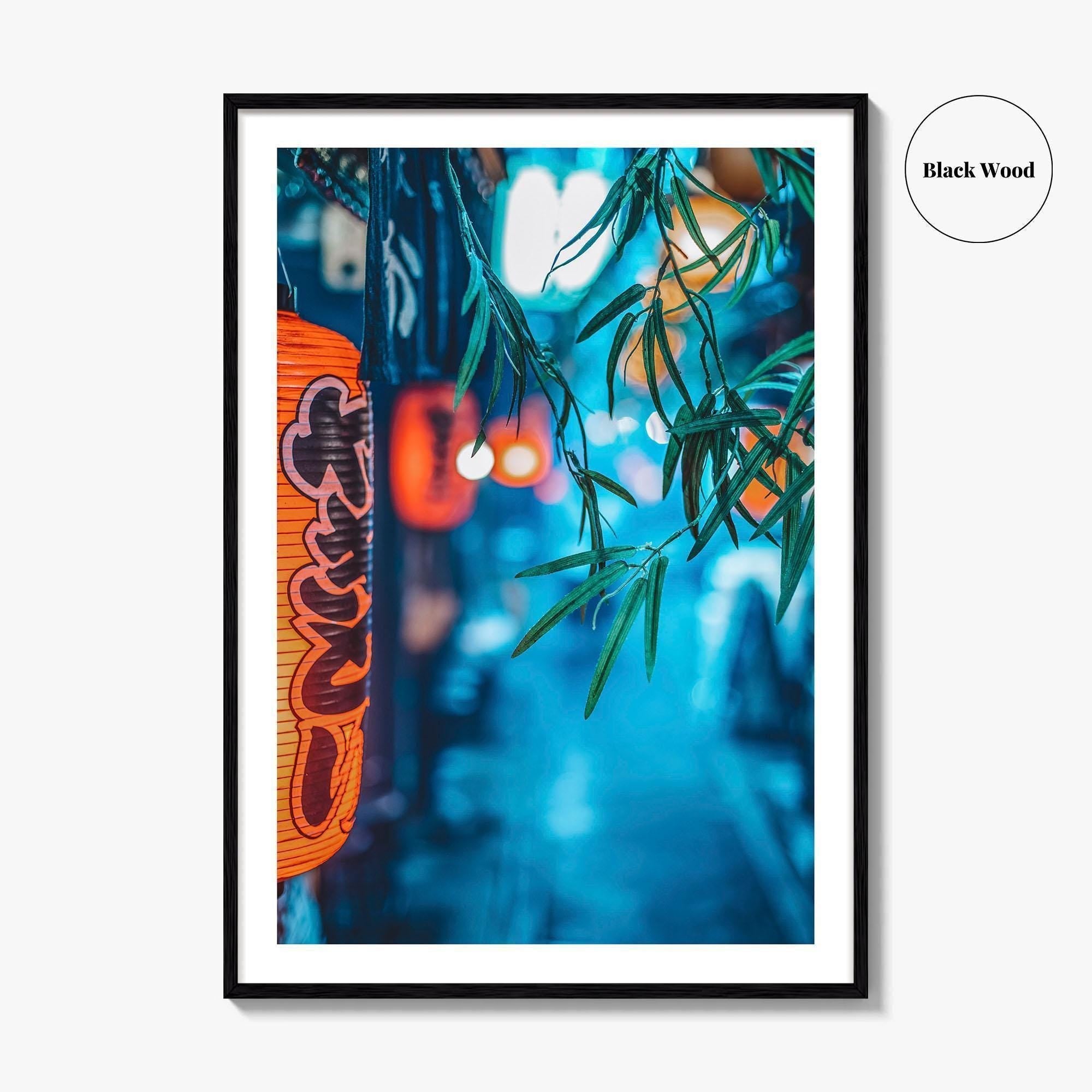 Tokyo Fine Art Photo Print, Japan Wall Poster, Yakitori Lantern Alley