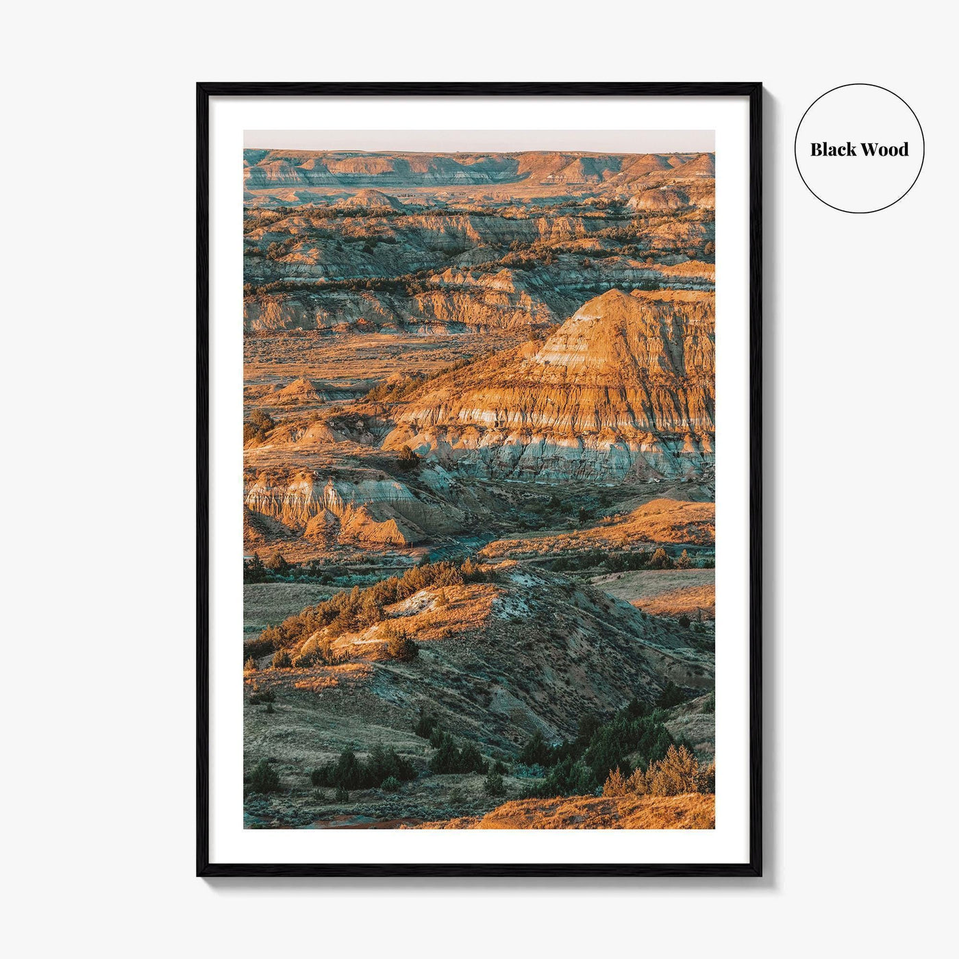 North Dakota Fine Art Photo Print, Theodore Roosevelt National Park, Painted Canyon, Badlands, USA