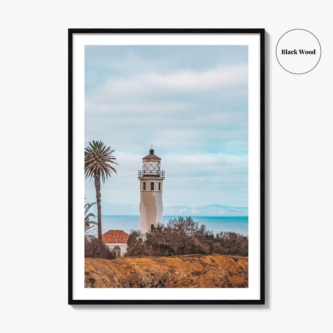Santa Catalina Island Fine Art Photo Print, Lighthouse, California Coast, USA Poster