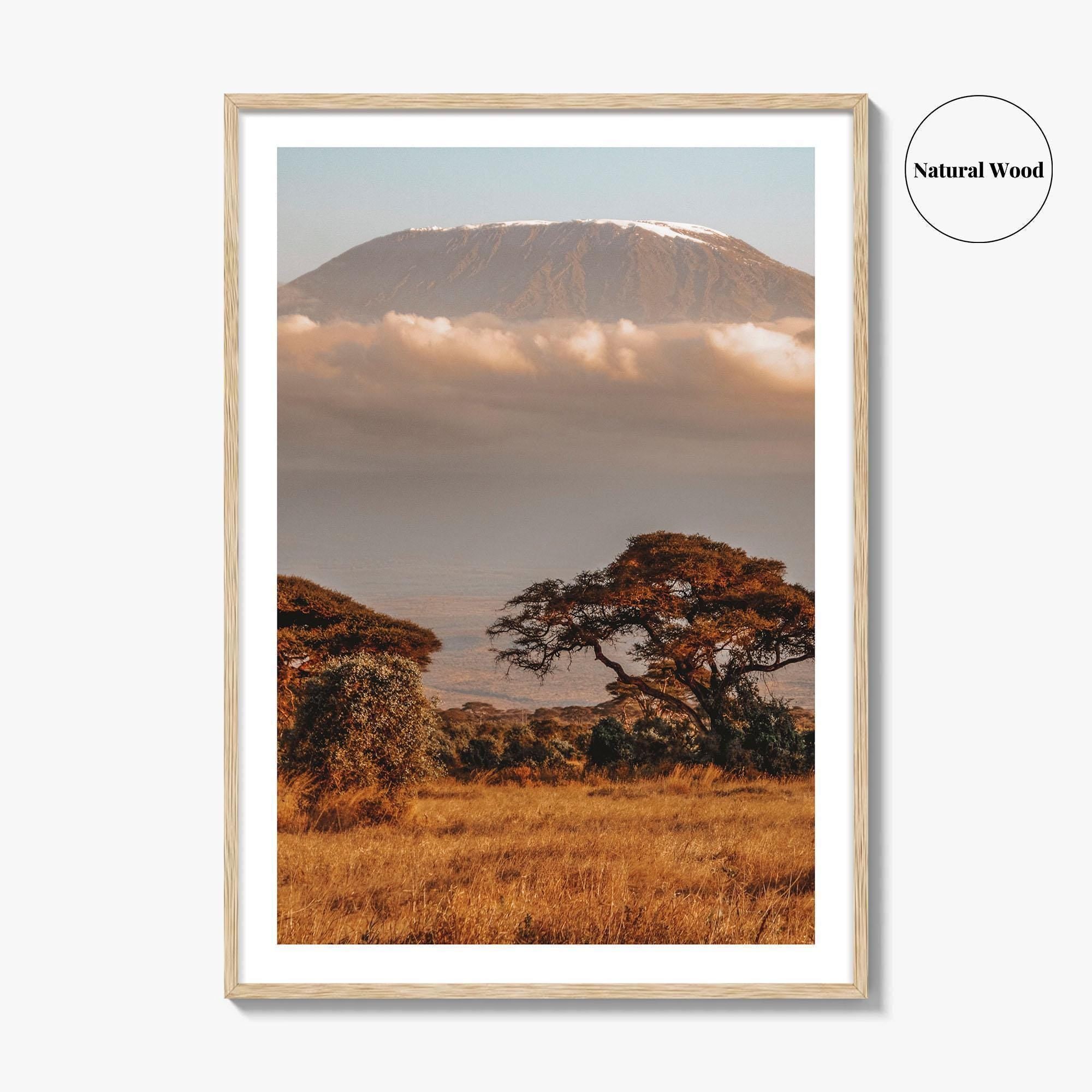 Mount Kilimanjaro Fine Art Photo Print, Amboseli National Park, Kenya, Wall Decor Poster