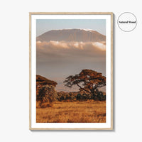 Mount Kilimanjaro Fine Art Photo Print, Amboseli National Park, Kenya, Wall Decor Poster