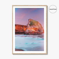 Santa Cruz Fine Art Photo Print, Shark Fin Cove, California Poster, USA Wall Decor