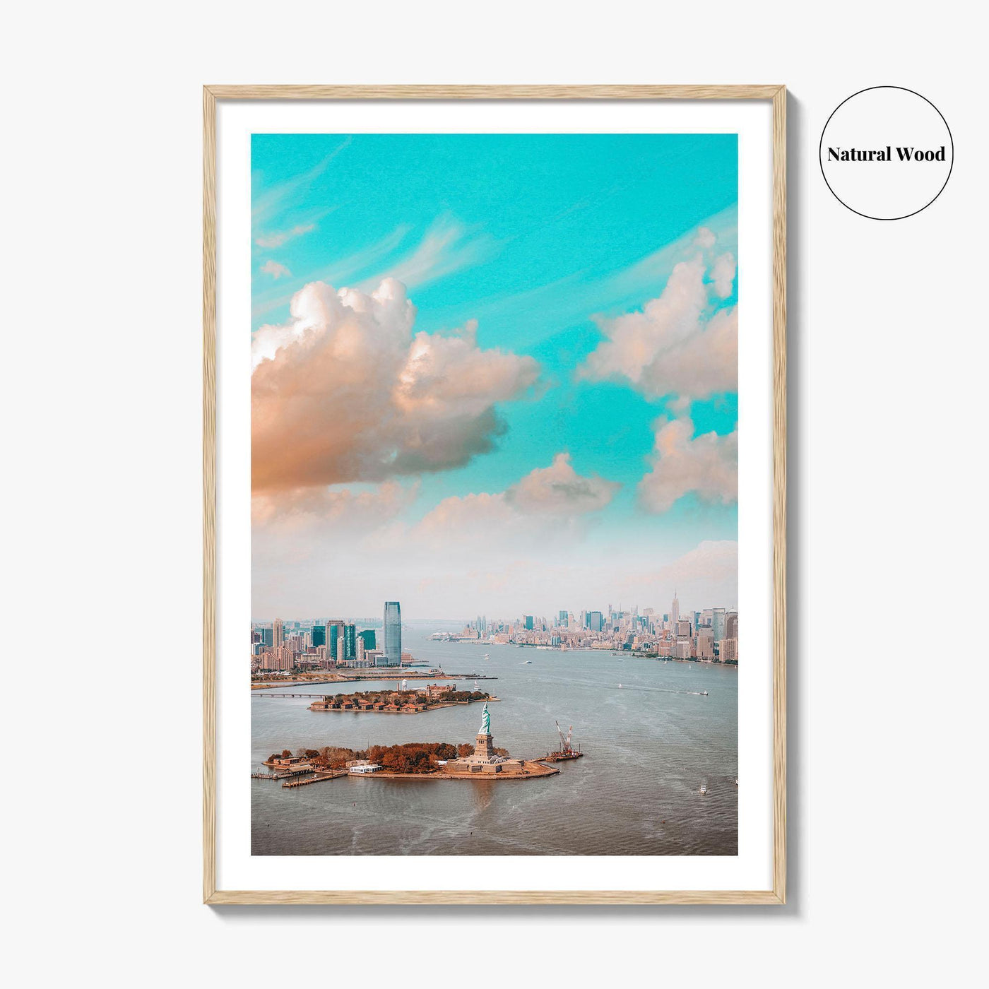 New Jersey Skyline Fine Art Photo Print, Jersey City, NYC, Liberty Poster