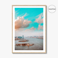New Jersey Skyline Fine Art Photo Print, Jersey City, NYC, Liberty Poster