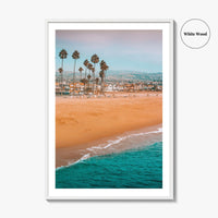 Newport Beach Fine Art Photo Print, Balboa Pier, Orange County CA Poster