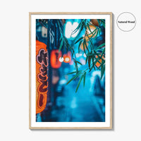 Tokyo Fine Art Photo Print, Japan Wall Poster, Yakitori Lantern Alley