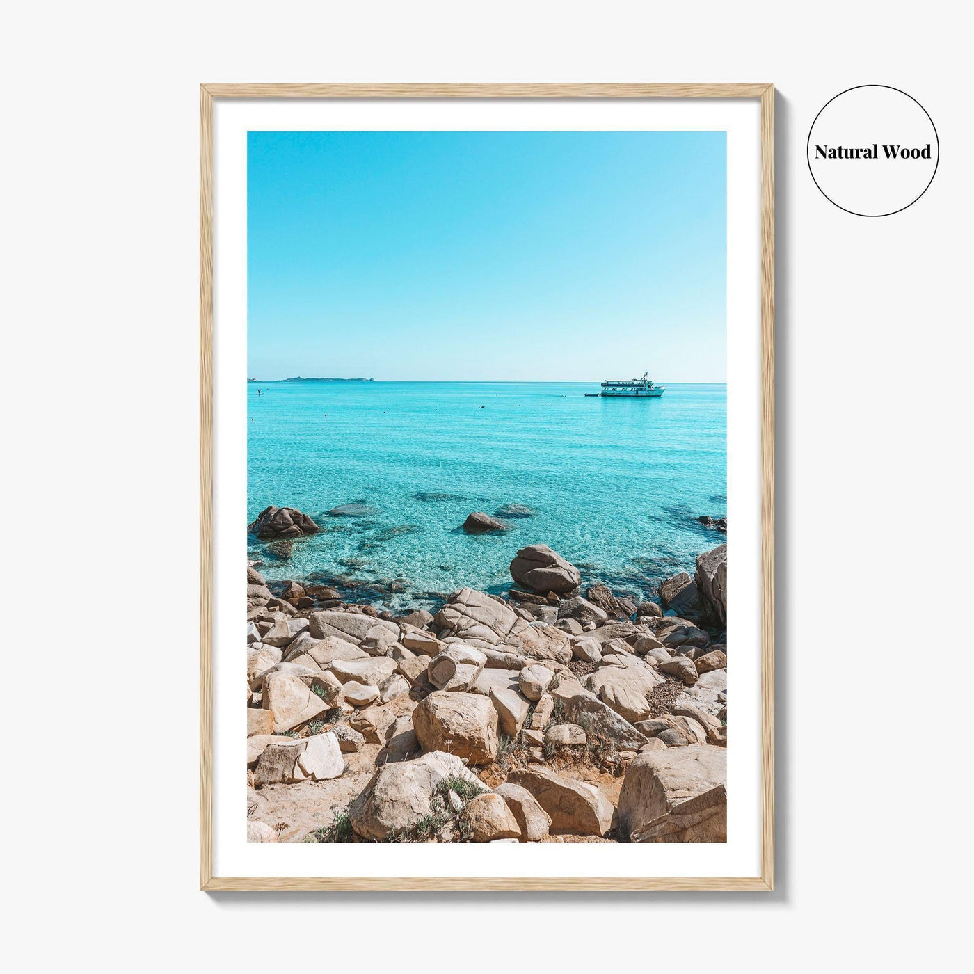 Timi Ama Beach Fine Art Photo Print, Villasimius Sardinia Italy Wall Poster