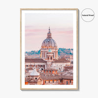 Rome Skyline Fine Art Photo Print, Italy Poster, Vatican City, St Peter's Square