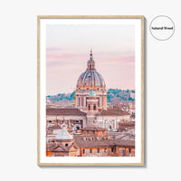 Rome Skyline Fine Art Photo Print, Italy Poster, Vatican City, St Peter's Square