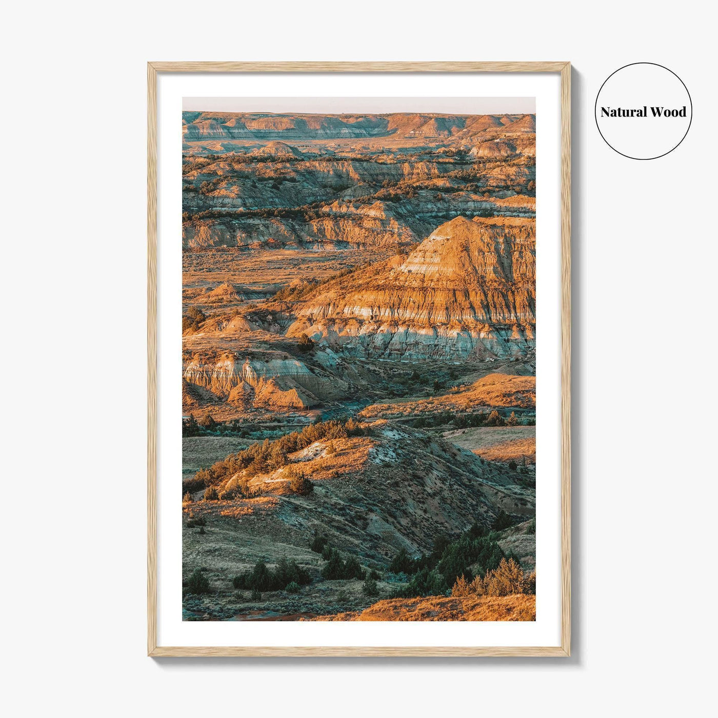 North Dakota Fine Art Photo Print, Theodore Roosevelt National Park, Painted Canyon, Badlands, USA