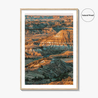 North Dakota Fine Art Photo Print, Theodore Roosevelt National Park, Painted Canyon, Badlands, USA