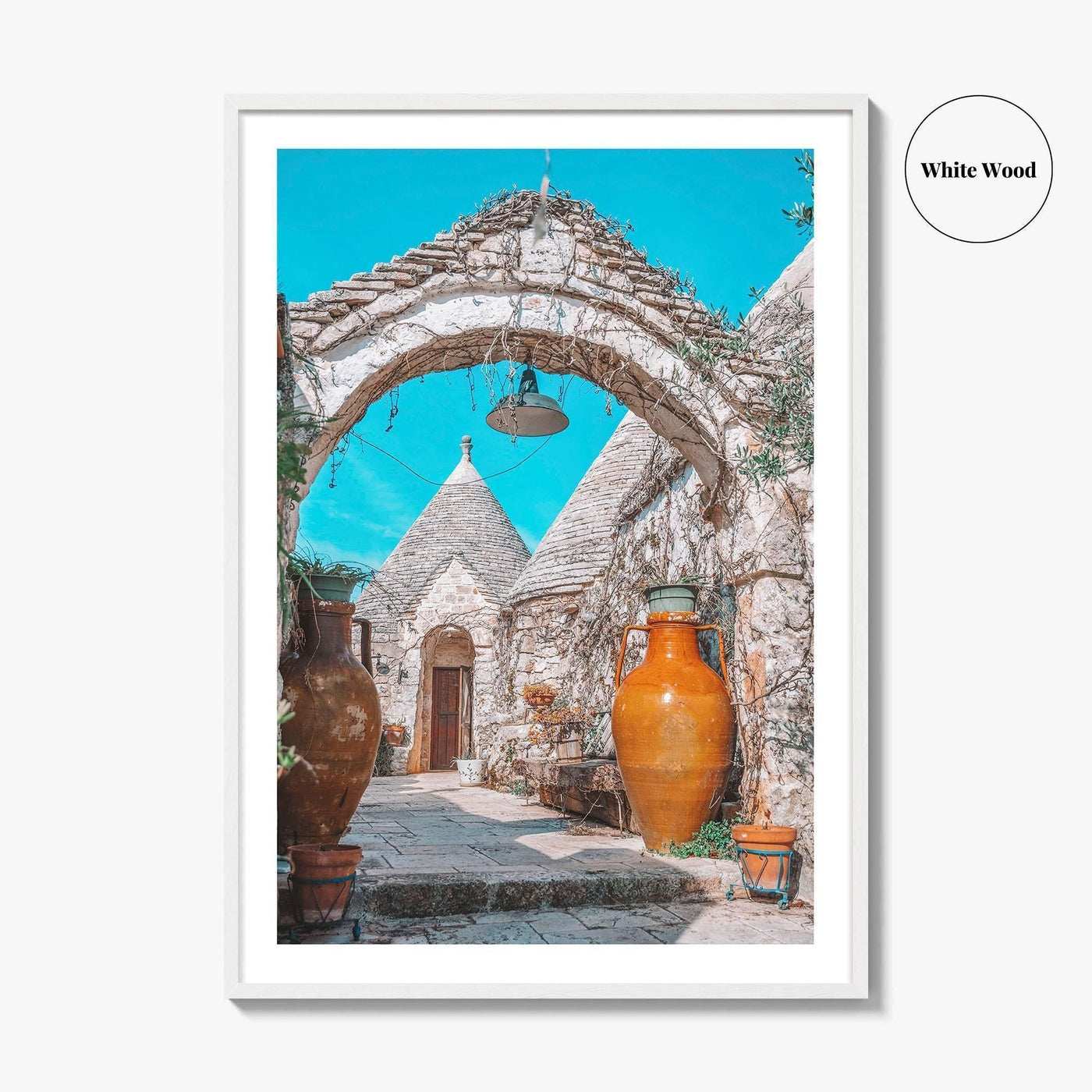 Puglia Fine Art Photo Print, Alberobello, Apulia Italy, Trulli Wall Poster