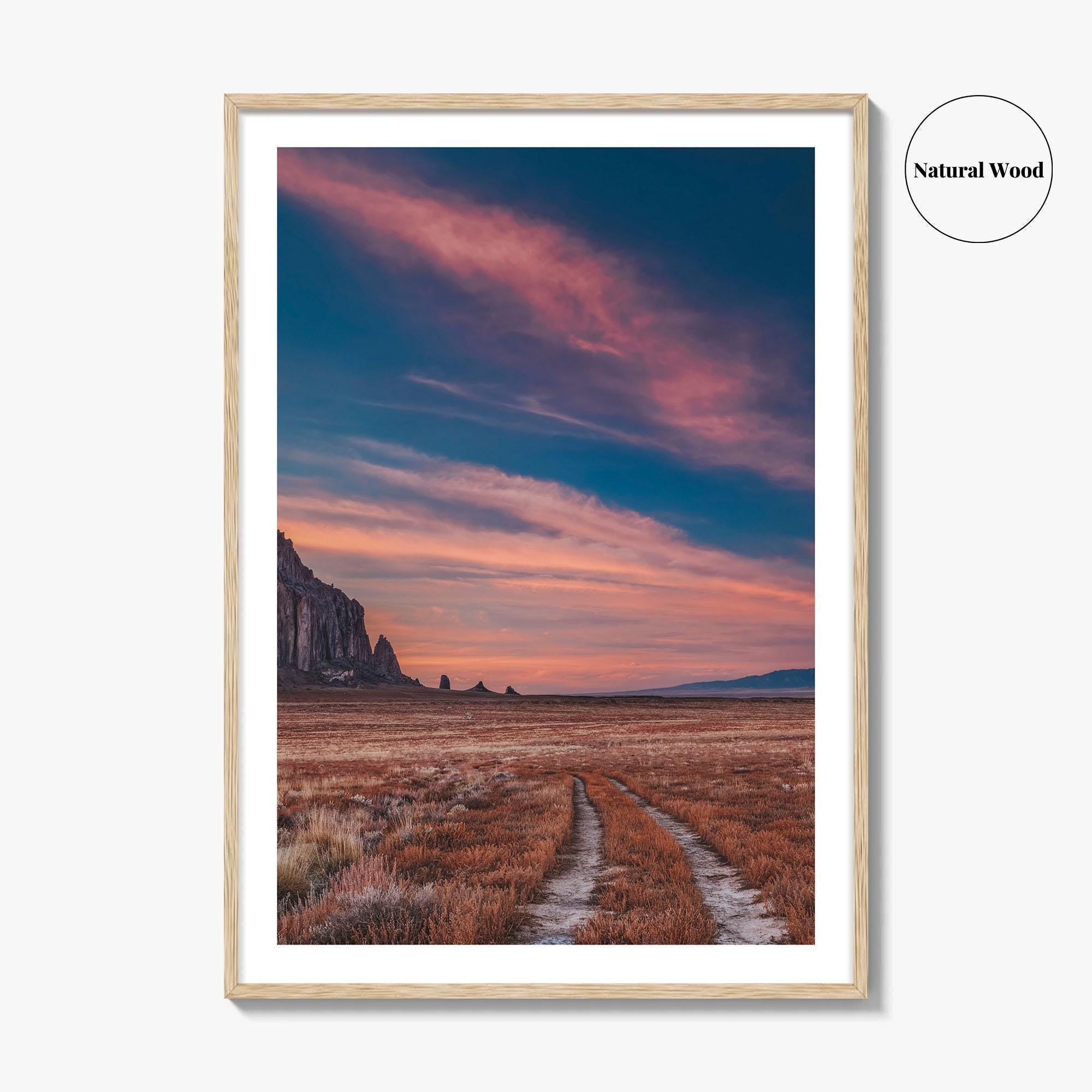 Shiprock Fine Art Photo Print, New Mexico, USA, Landscape Poster, Wall Decor
