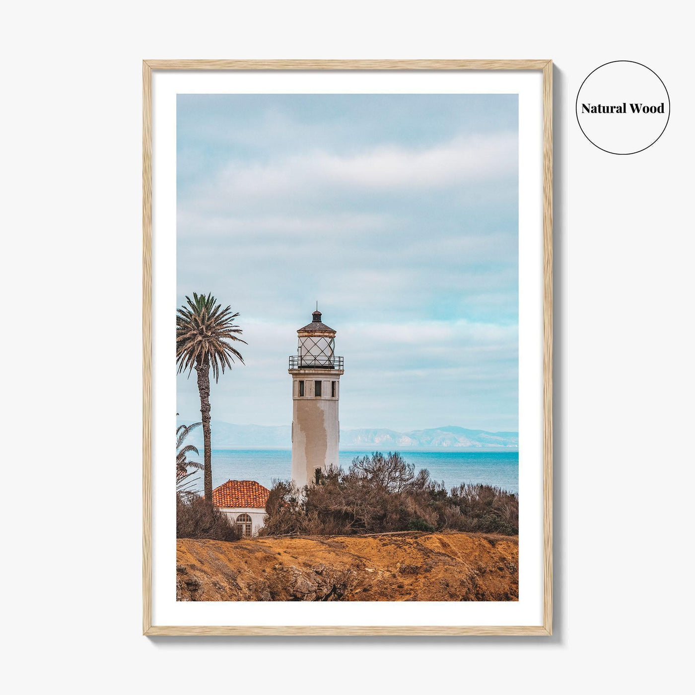 Santa Catalina Island Fine Art Photo Print, Lighthouse, California Coast, USA Poster