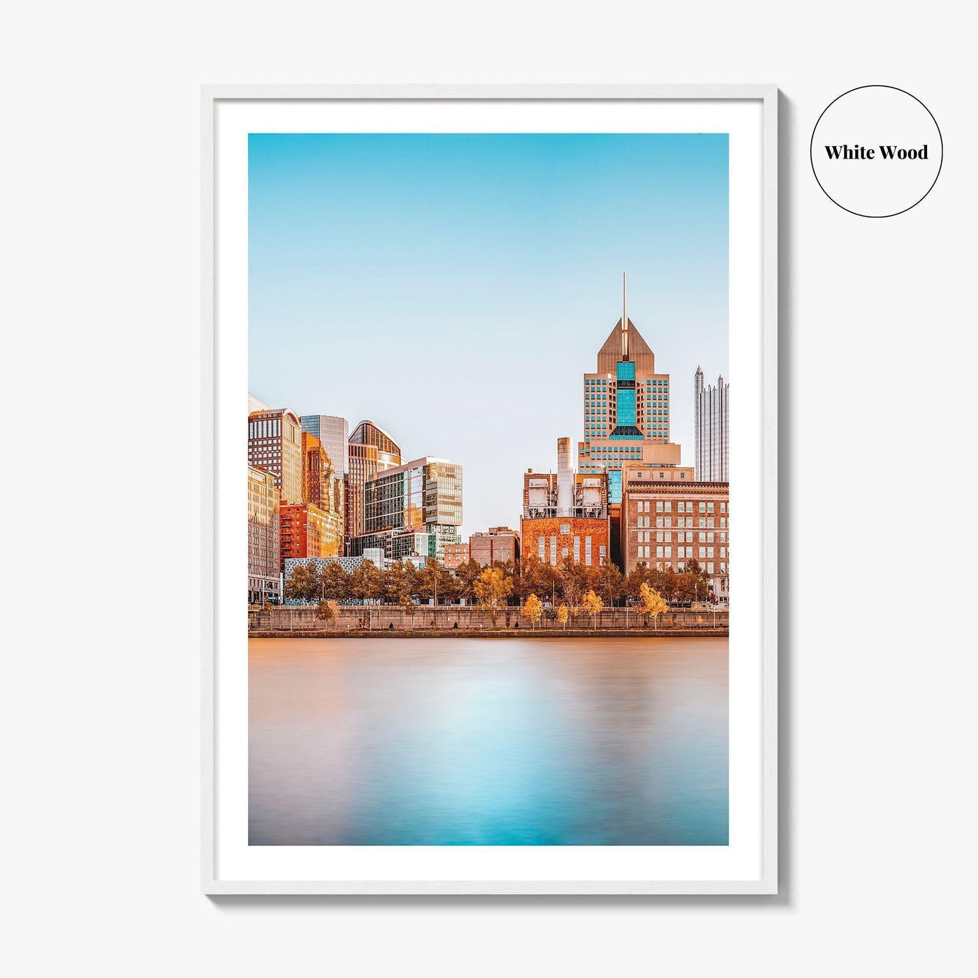Pittsburgh Skyline Fine Art Photo Print, Roberto Clemente Bridge, Pennsylvania, Wall Poster, USA
