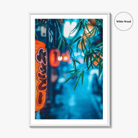 Tokyo Fine Art Photo Print, Japan Wall Poster, Yakitori Lantern Alley